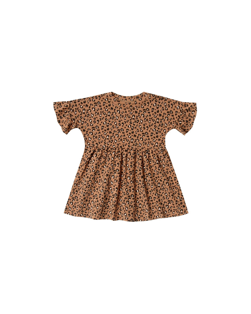 Rylee and Cru, Girl - Dresses,  Rylee & Cru Cheetah Babydoll Dress