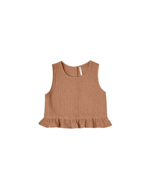 Rylee and Cru Oceanside Top Terracotta - Eden Lifestyle