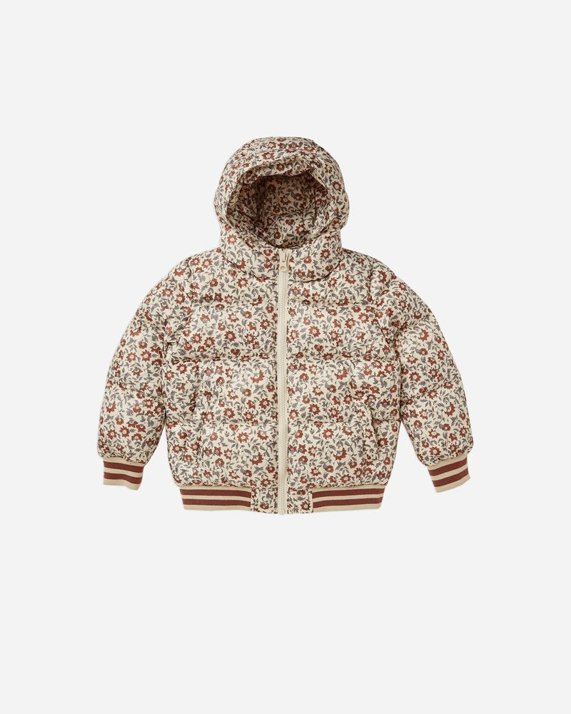 Rylee & Cru puffer jacket || vintage floral - Eden Lifestyle