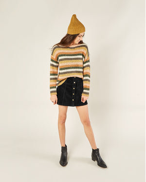 Rylee and Cru, Women - Shirts & Tops,  Rylee & Cru Stripe Aspen Sweater