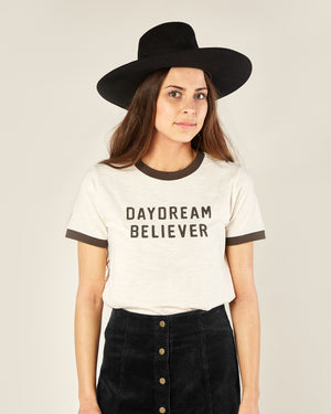 Rylee and Cru, Women - Tees,  Rylee & Cru Daydream Believer Ringer