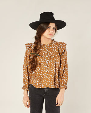 Rylee and Cru, Women - Shirts & Tops,  Rylee & Cru Ditsy Rooney Blouse