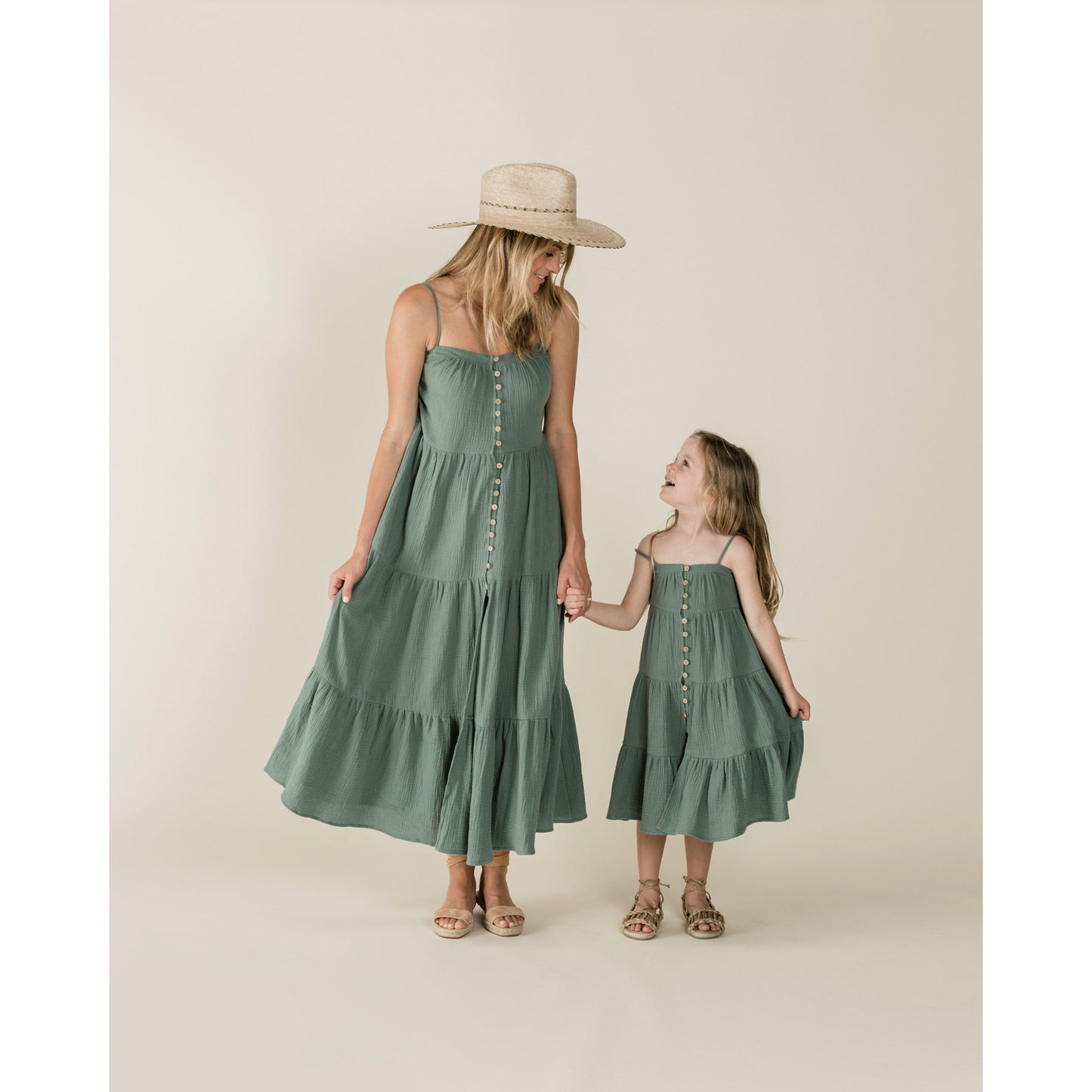 Rylee and Cru, Women - Dresses,  Rylee & Cru Tiered Maxi Rainforest