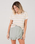 Rylee and Cru, Women - Shirts & Tops,  Rylee & Cru Stripe Boxy Tee