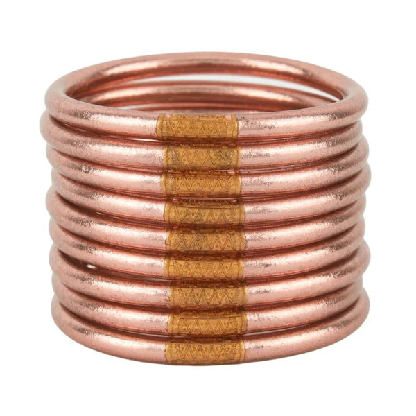 Rose Gold All Weather Bangles® (AWB®) - Serenity Prayer - Eden Lifestyle