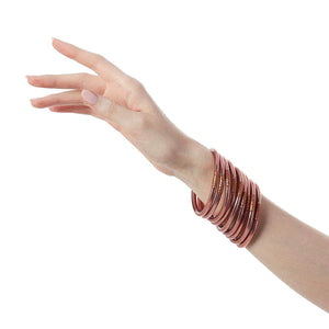 Rose Gold All Weather Bangles® (AWB®) - Serenity Prayer - Eden Lifestyle