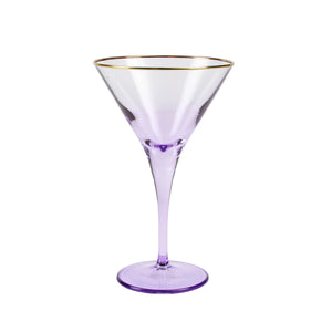 Rainbow Amethyst Martini Glass - Eden Lifestyle