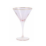 Rainbow Pink Martini Glass - Eden Lifestyle