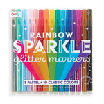 Rainbow Sparkle Glitter Markers - Eden Lifestyle