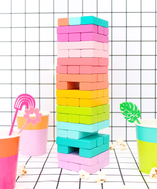 Rainbow Stacking Blocks Game - Eden Lifestyle
