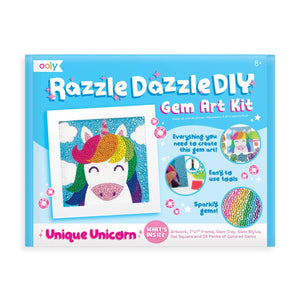 Razzle Dazzle D.IY. Gem Art Kit: Unique Unicorns - Eden Lifestyle