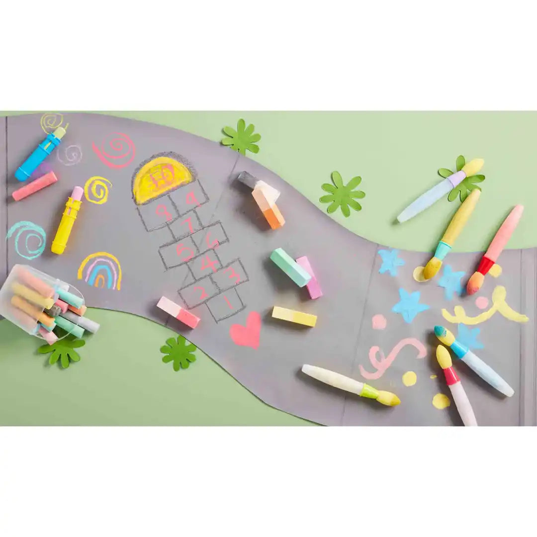 Pink Sidewalk Chalk Paint Brush - Eden Lifestyle