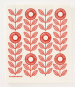 Red Sunflowers Swedish Dishcloth - Eden Lifestyle