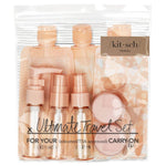 Refillable Ultimate Travel 11pc Set - Blush - Eden Lifestyle