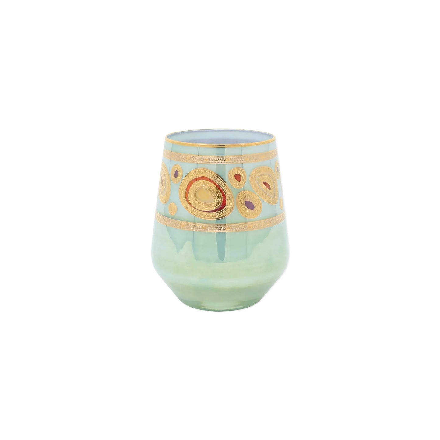 Regalia Aqua Stemless Wine Glass - Eden Lifestyle