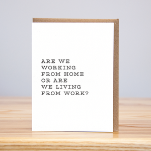 Remote Work Greeting Card - Eden Lifestyle