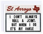 El Arroyo Roll A Joint Card - Eden Lifestyle