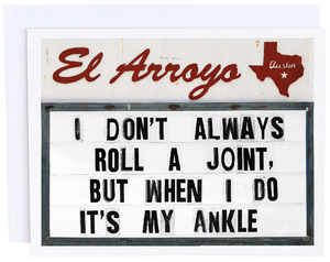 El Arroyo Roll A Joint Card - Eden Lifestyle