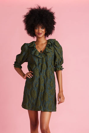 Rose Dress in Forest Novelty - Eden Lifestyle