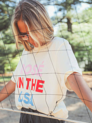 Rose in the USA Tee - Eden Lifestyle