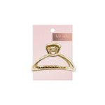 Round Gold Open Shape Claw Clip - Eden Lifestyle