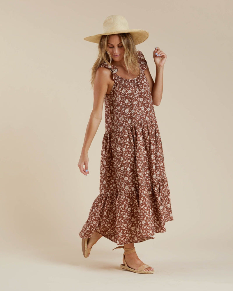 Rylee & Cru Abbie Tiered Maxi in Wild Floral - Eden Lifestyle