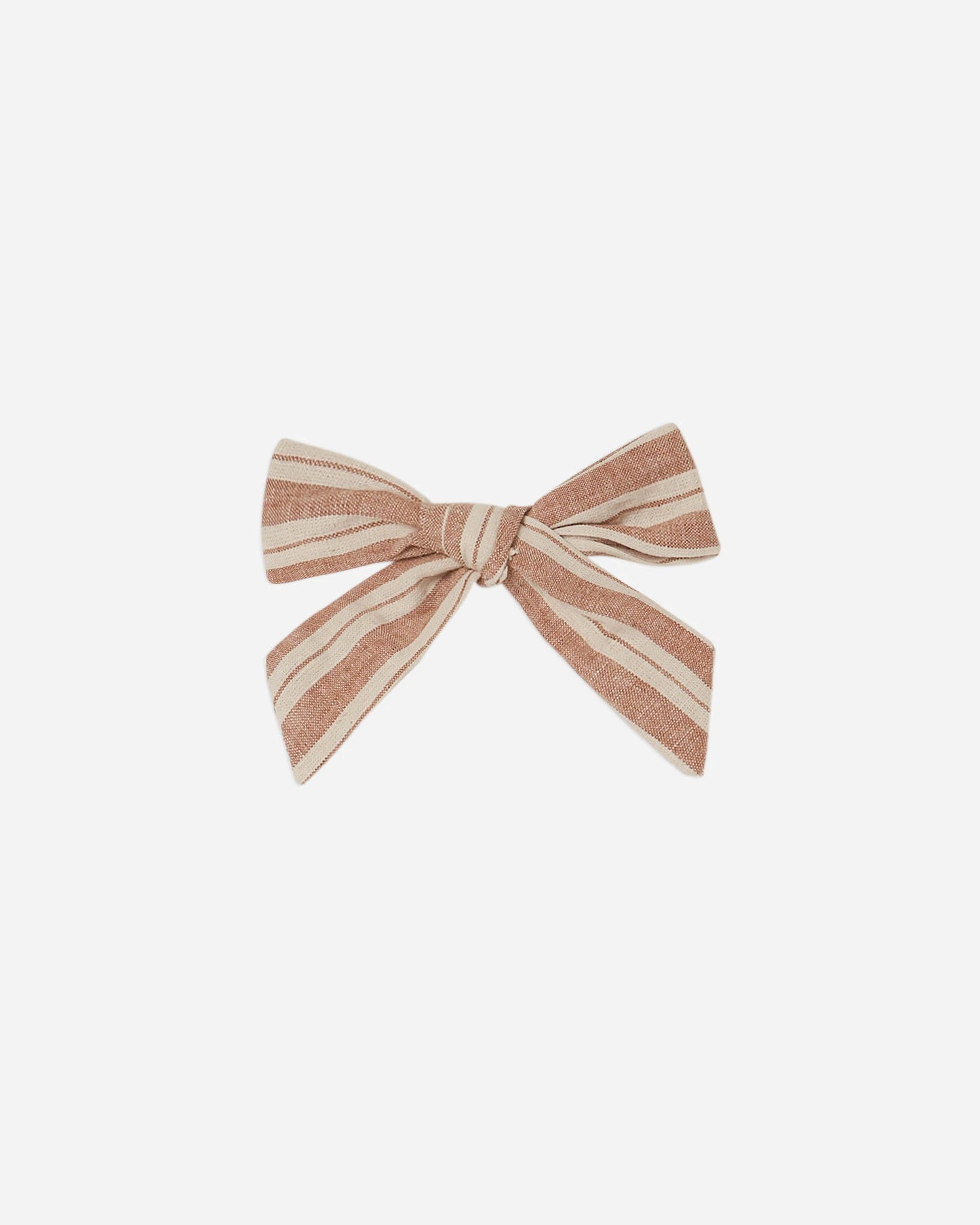 Rylee & Cru Girl Bow in Stone Stripe - Eden Lifestyle