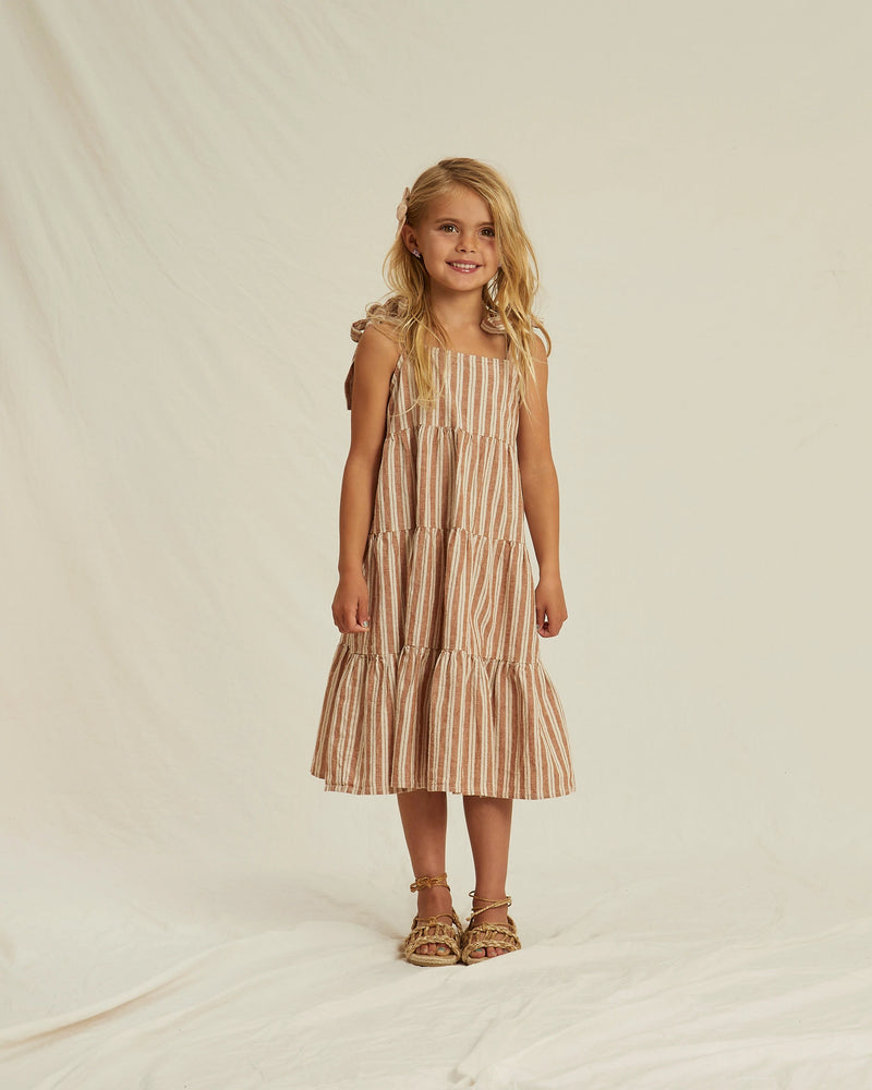 Rylee & Cru Harbor Dress in Stone Stripe - Eden Lifestyle