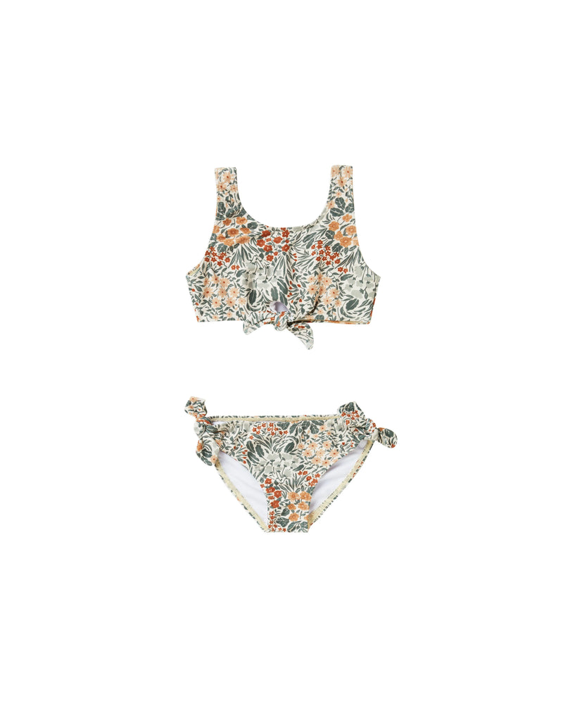 Rylee & Cru Knotted Bikini in Flower Field - Eden Lifestyle