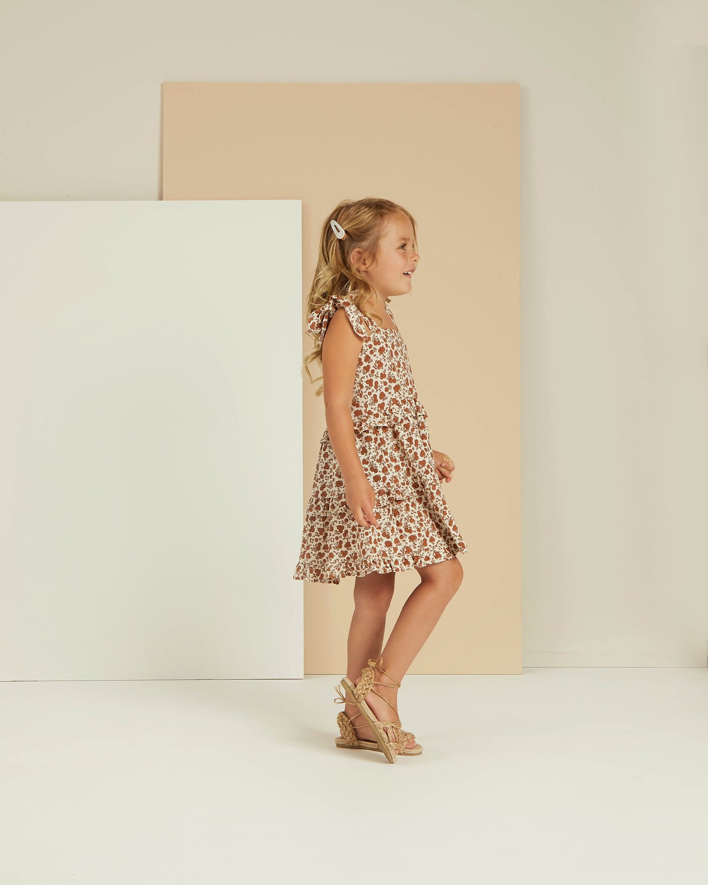Rylee & Cru Ruffle Swing Dress in Garden - Eden Lifestyle