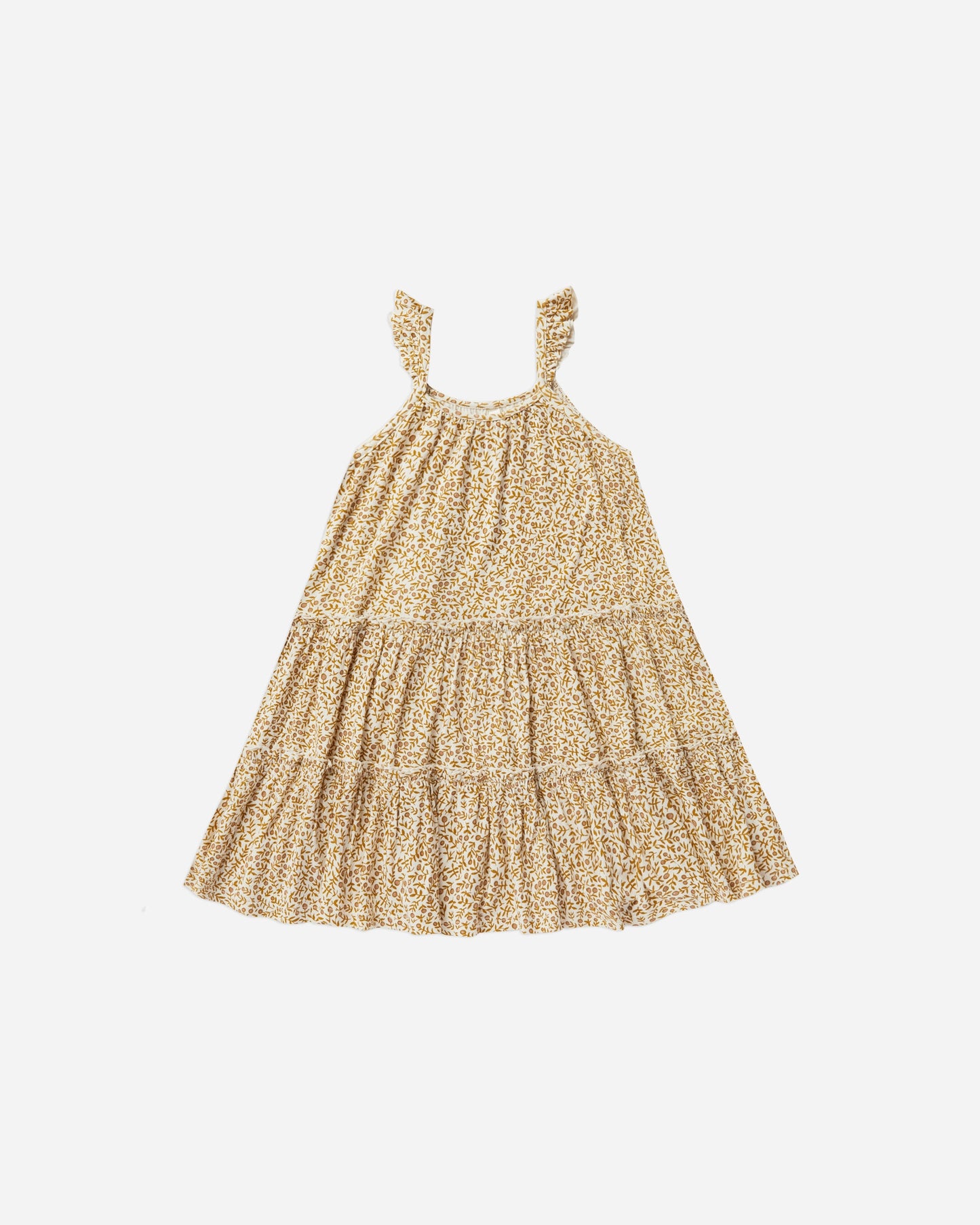 Rylee & Cru Tiered Mini Dress in Marigold - Eden Lifestyle