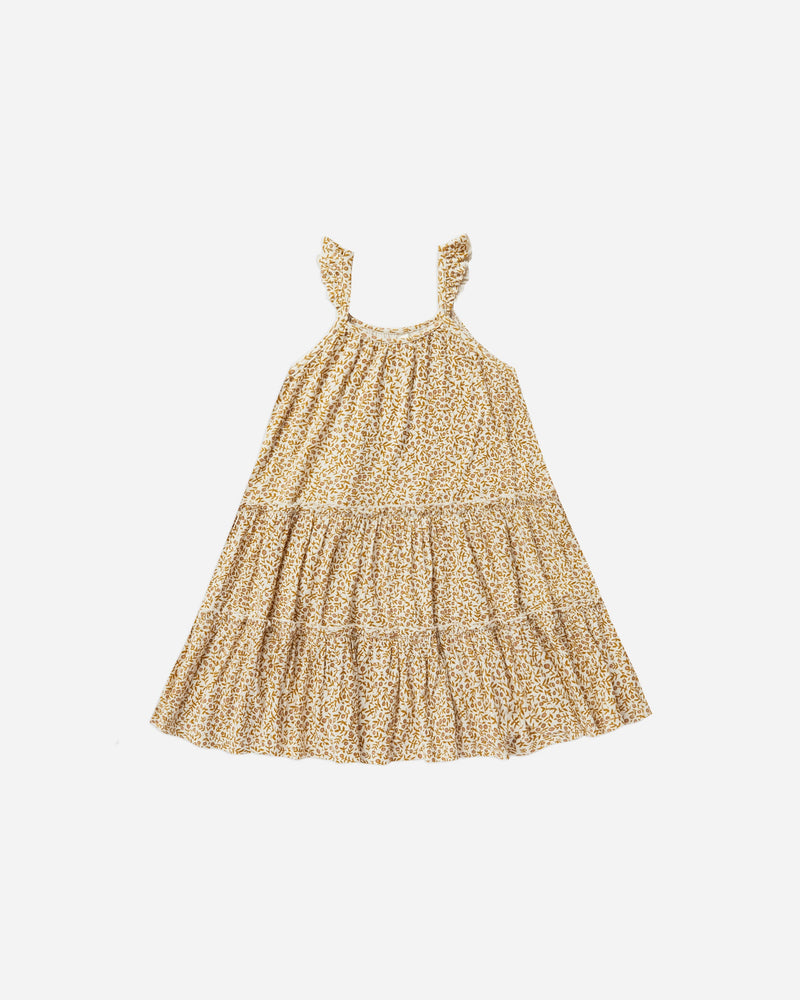 Rylee & Cru Tiered Mini Dress in Marigold - Eden Lifestyle