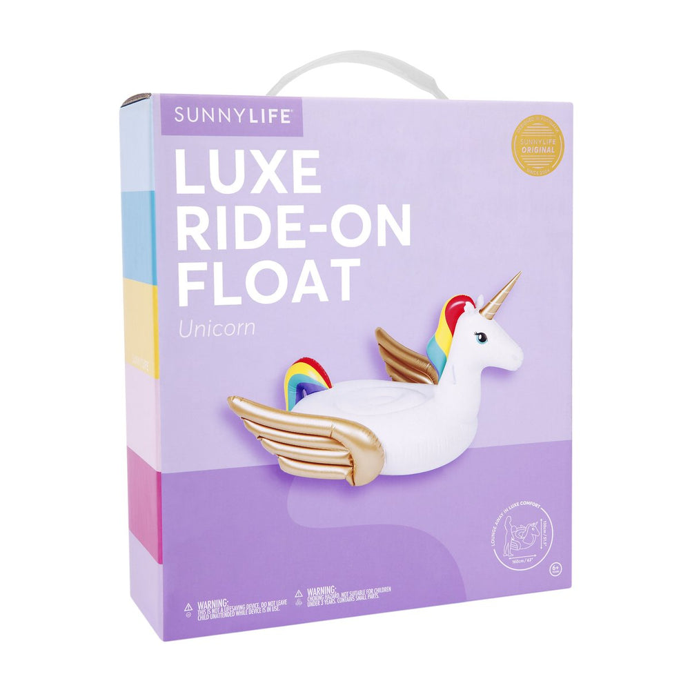 Sunnylife Luxe Ride On Float Unicorn - Eden Lifestyle