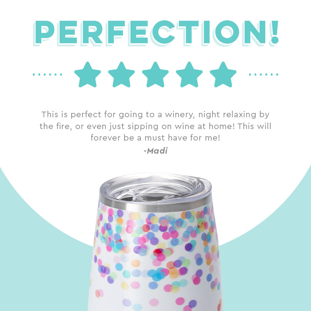 Confetti Stemless Flute (6oz) - Eden Lifestyle