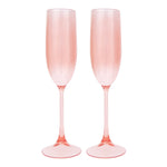 Poolside Champagne Flutes Powder Pink - Eden Lifestyle