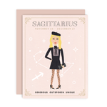 SAGITTARIUS ZODIAC BABE Greeting Card - Eden Lifestyle