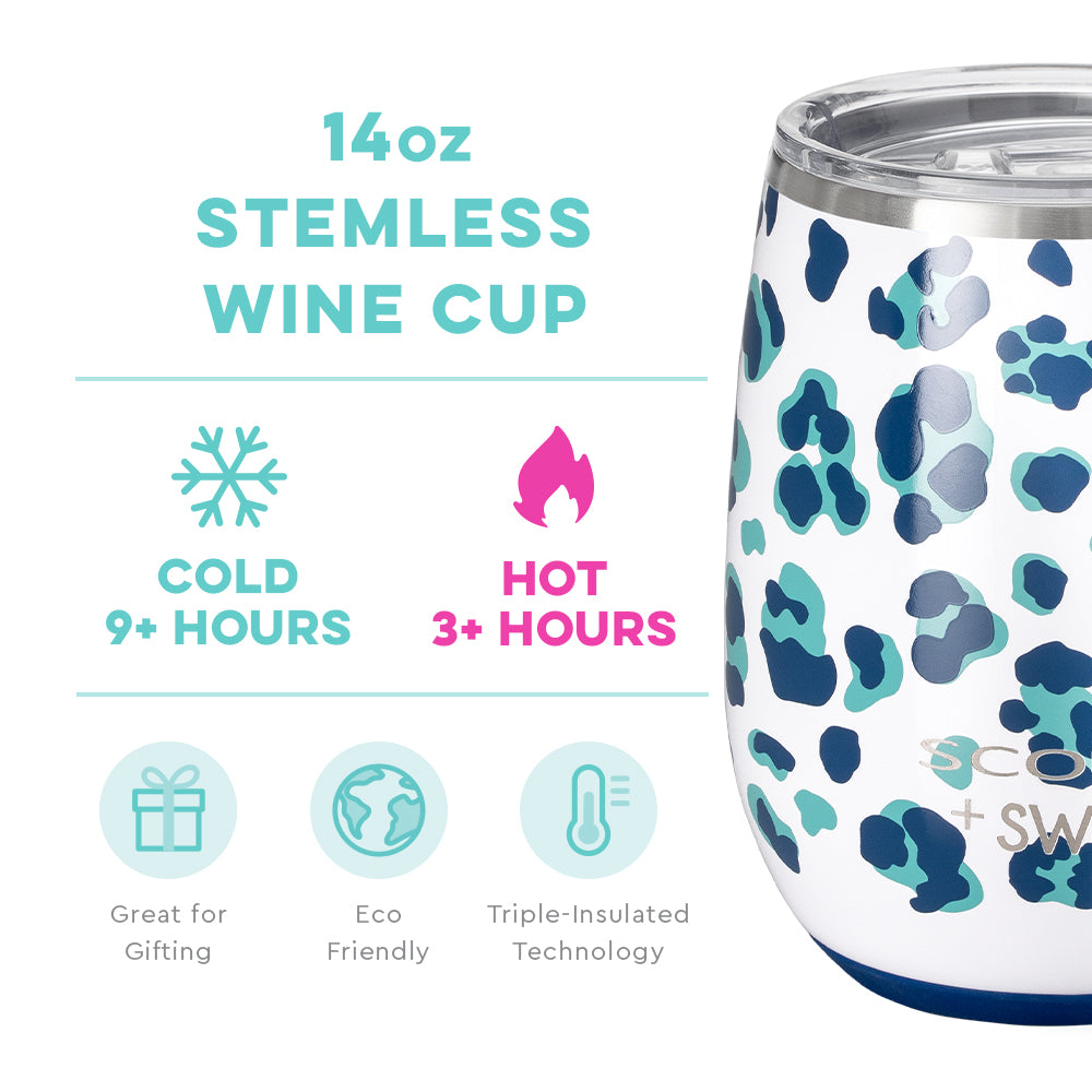 SCOUT Cool Cat Stemless Wine Cup (14oz) - Eden Lifestyle
