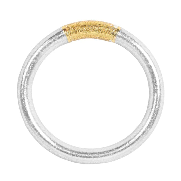 Silver Tzubbie All Weather Bangle® (AWB®) - Serenity Prayer - Eden Lifestyle