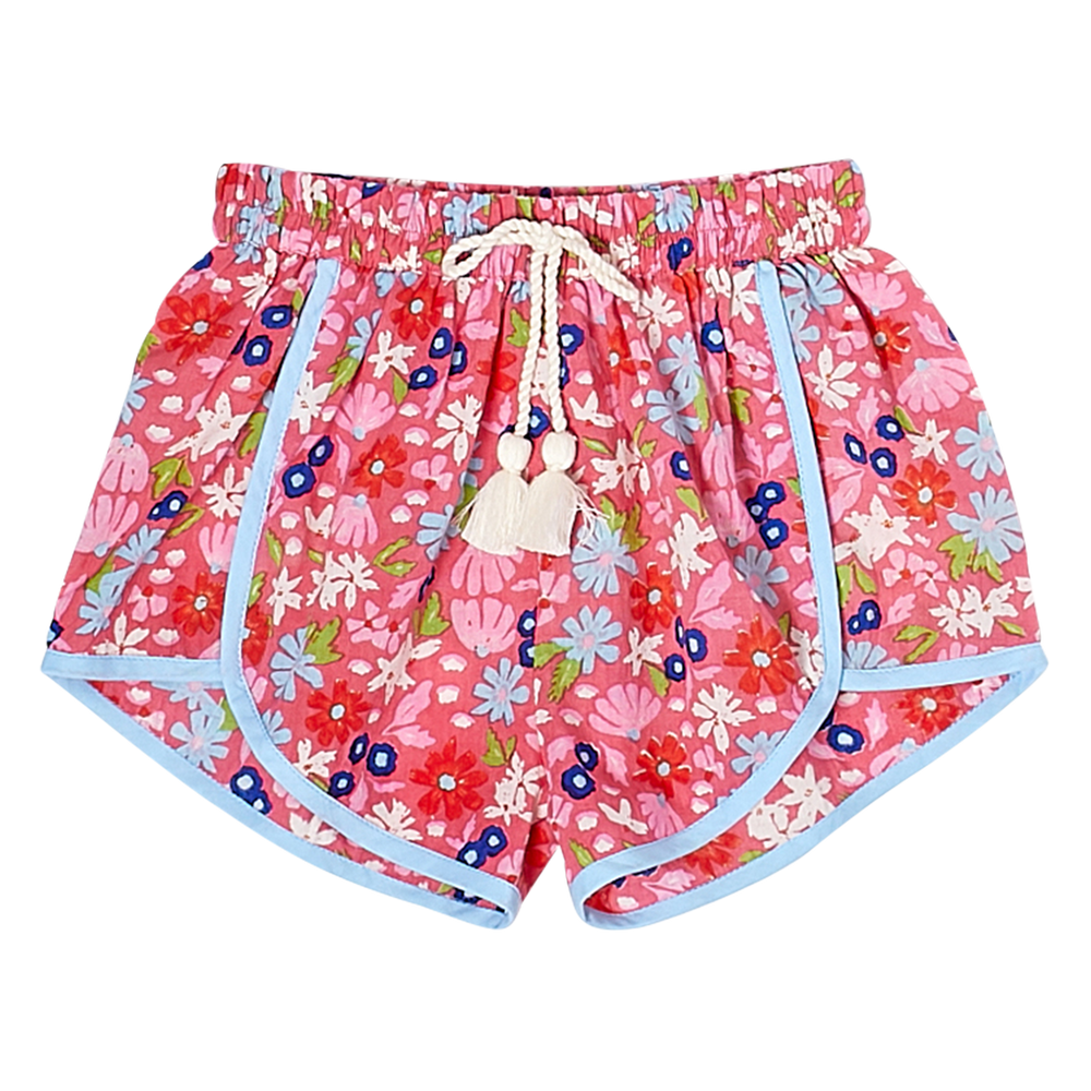 Pink Chicken Millie Short Honeysuckle Multi Floral - Eden Lifestyle