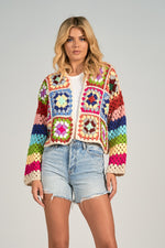 Rainbow Sweater Cardigan - Eden Lifestyle