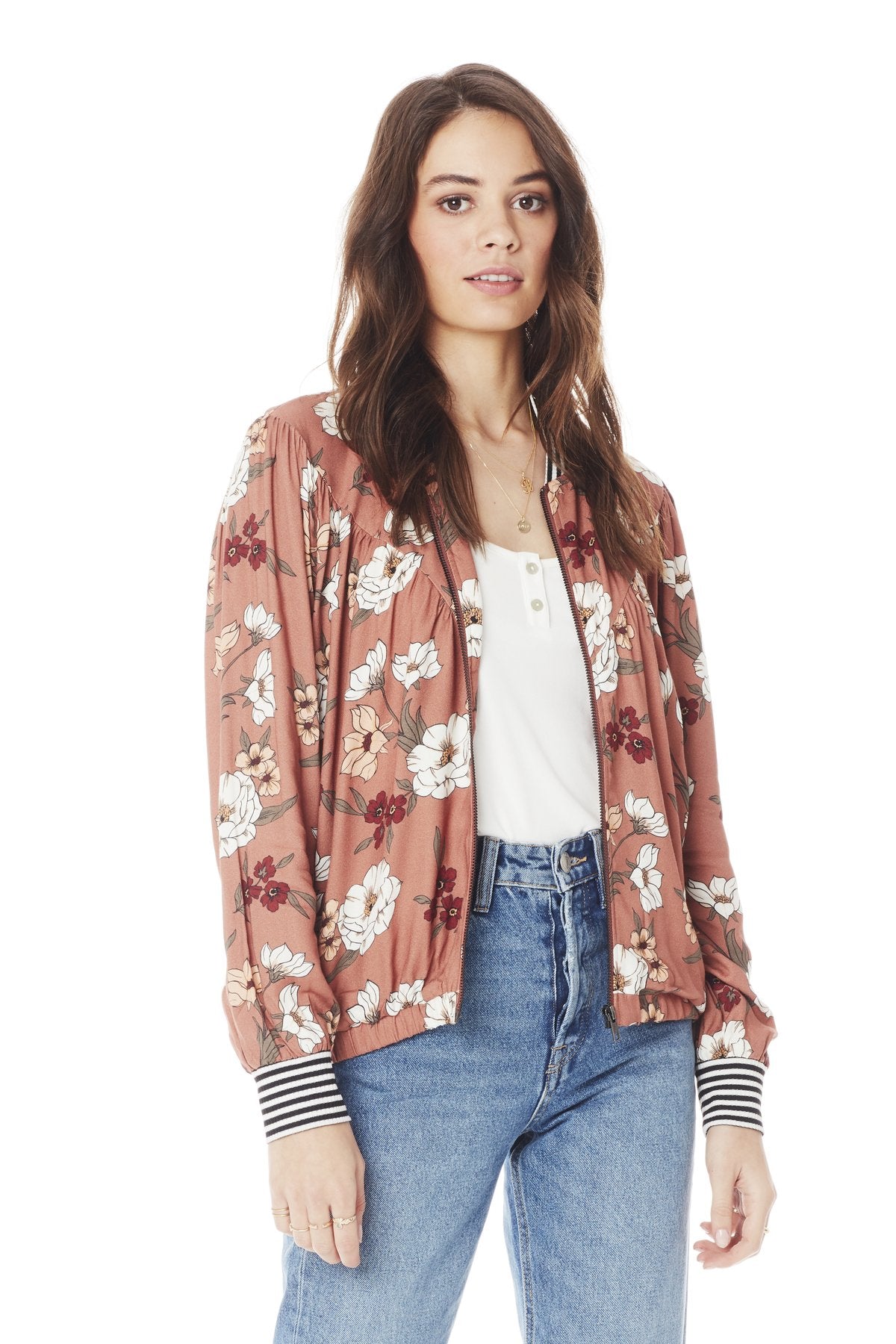 Saltwater Luxe, Women - Outerwear,  Saltwater Luxe Lolo Bomber Jacket