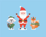 Paint by Number Kit - Santa and Friends - Eden Lifestyle
