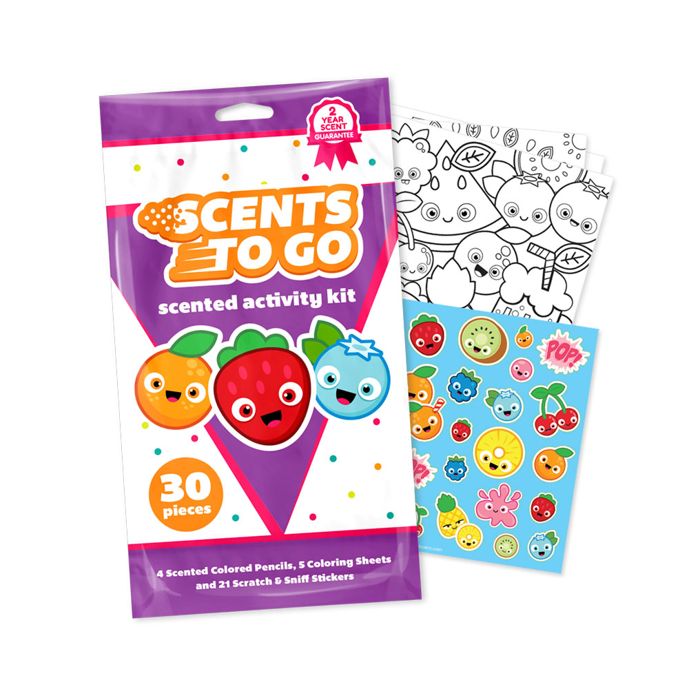 Scentco, Gifts - Kids Misc,  Scents To Go Colored Smencils Kit