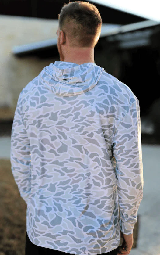 Performance Hoodie - White Camo - Eden Lifestyle