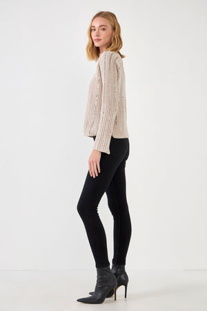 Sequins Detail Sweater - Eden Lifestyle