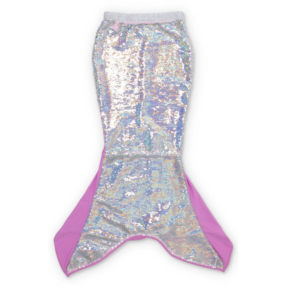Shade Critters, Girl - Swimwear,  Shade Critters Pink/Silver Flippable Sequins Mermaid Tail