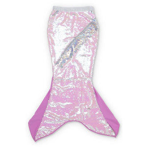 Shade Critters, Girl - Swimwear,  Shade Critters Pink/Silver Flippable Sequins Mermaid Tail