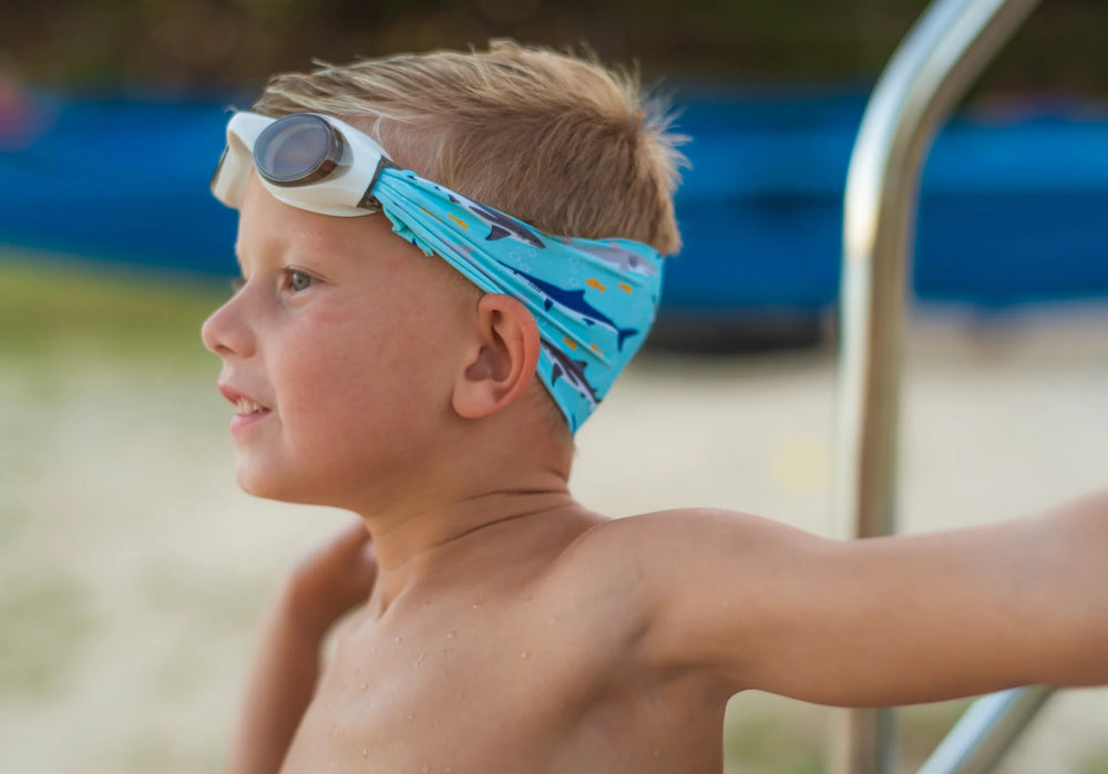 Shark Attack Fabric Swim Goggles - Eden Lifestyle