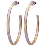 Sheila Fajl, Accessories - Jewelry,  Sheila Fajl - Burnished Lavender Everybody's Favorite Hoops