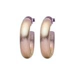 Sheila Fajl, Accessories - Jewelry,  Sheila Fajl Burnished Lavender Small Chantal Hoops